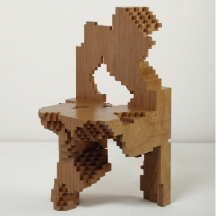 Philippe Morel’s ‘Best Test 1-400’ or ‘Computational’ chair, 2004, which sold for $23,750 (pre-sale estimate $12,000-$18,000)